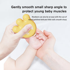 Baby electric nail grinder on a white background