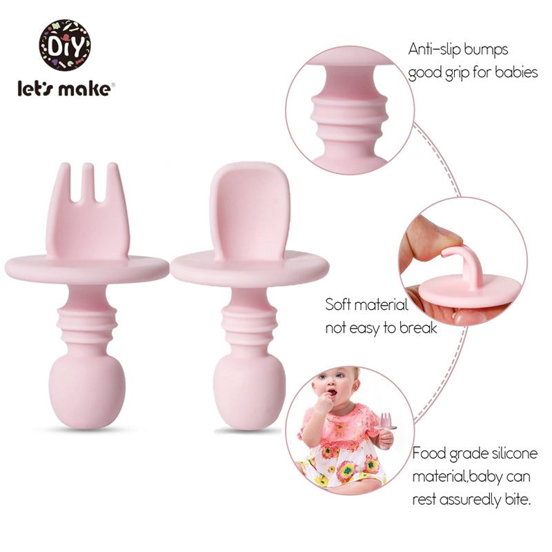 Alt: Children’s Tableware Baby Dishes set with spoon and fork