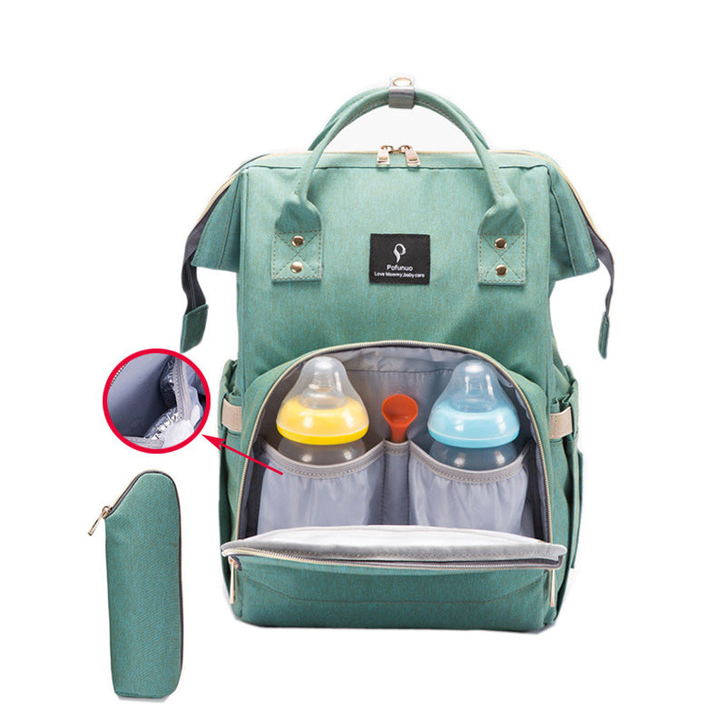 <img src="waterproof-usb-maternity-backpack-main.jpg" alt="Waterproof USB Maternity Backpack front view">