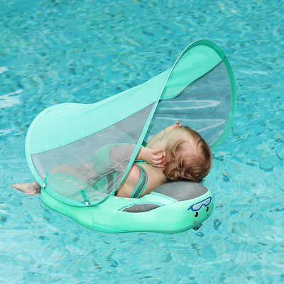 Durable Mambobaby Non-inflatable Baby Swim Float with secure seat