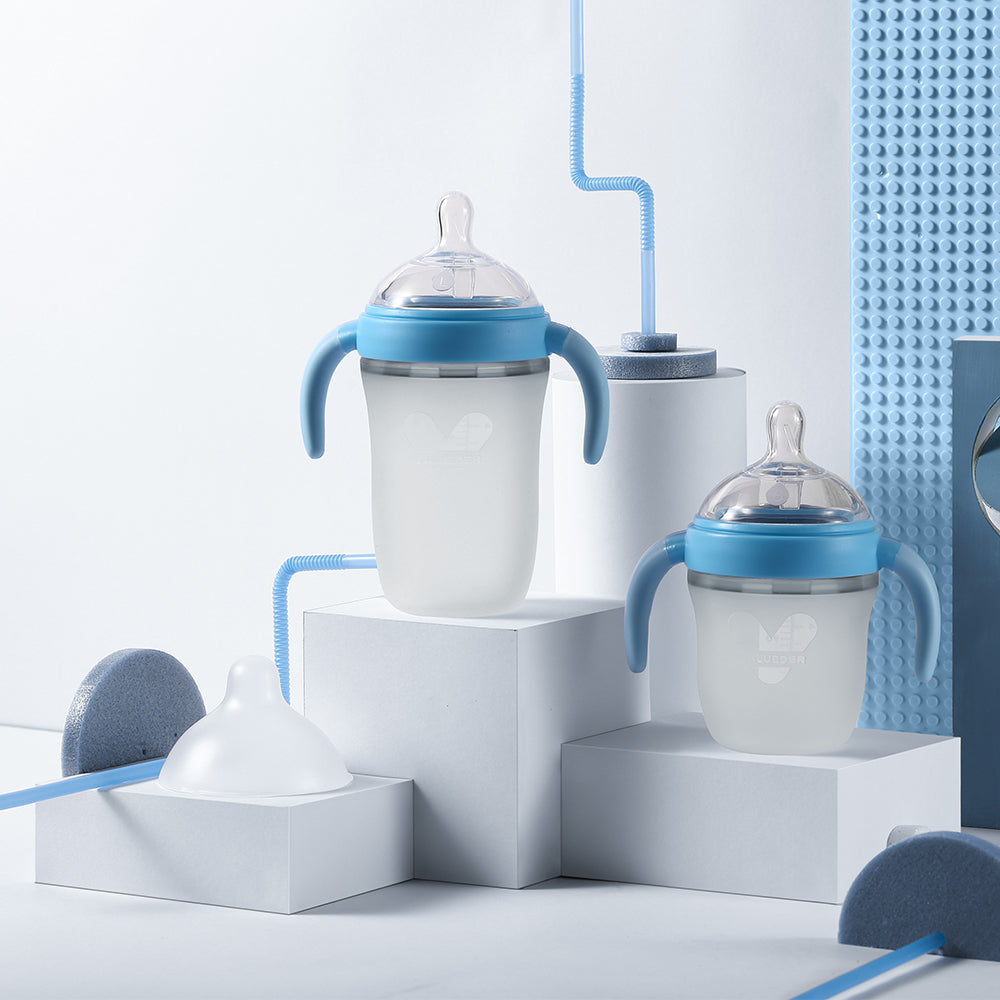 Alt: Soft silicone Baby Silicone Feeding Bottle for infants