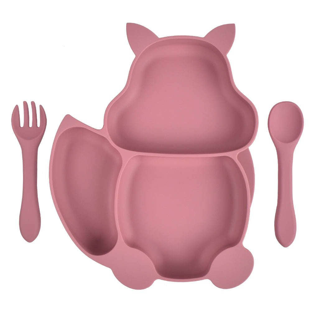 Packaging of Children’s Silicone Dinner Plate and feeding set
