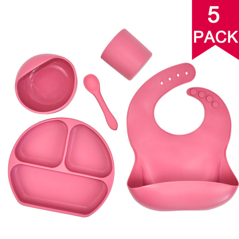 Baby Feeding Bowl and Spoon Set with Suction Cup Bowl