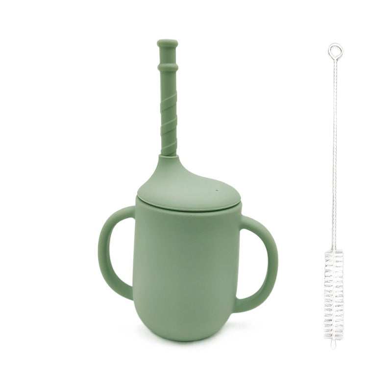 Soft silicone Silicone Baby Drink Cup for safe drinking