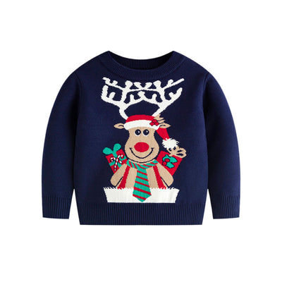 Children's Christmas Cartoon Sweater