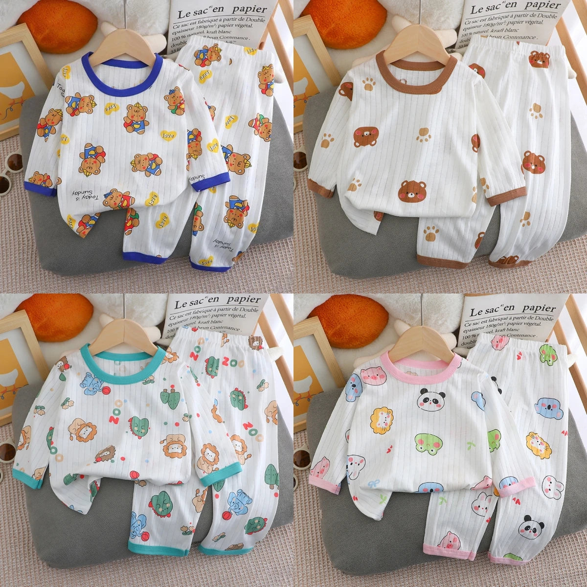 New Summer Children's Long-sleeved Trousers Home front view