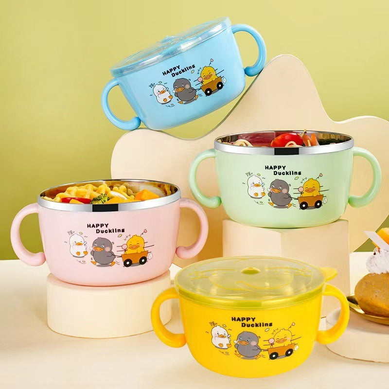 → Alt: Children’s Tableware Set packaged as a perfect gift for toddlers