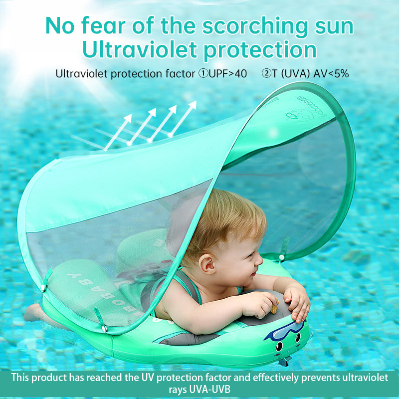 Mambobaby Non-inflatable Baby Swim Float for comfortable water play