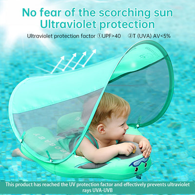 Mambobaby Non-inflatable Baby Swim Float for comfortable water play