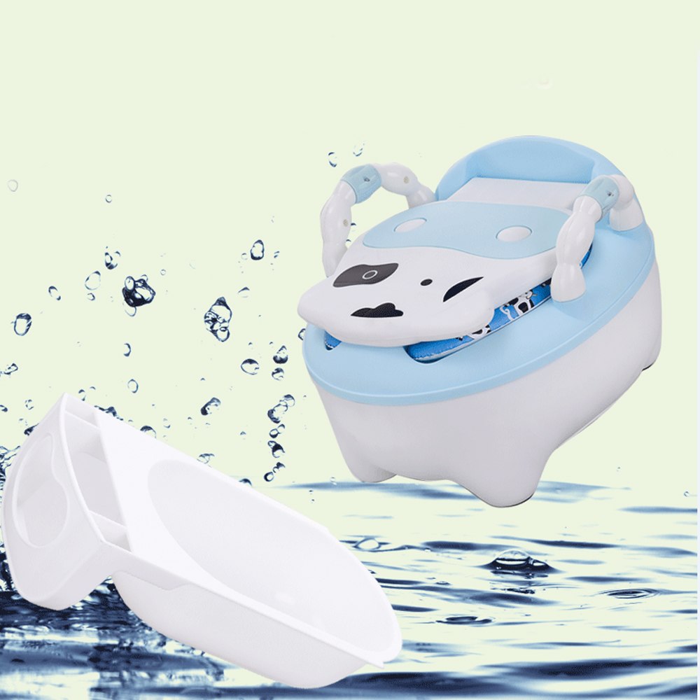→ Alt: Open view of Portable Baby Potty with removable bowl and anti-slip base