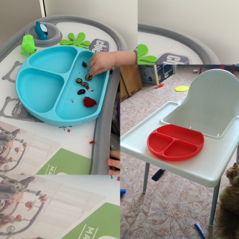 blue non-spill baby feeding bowl for toddlers