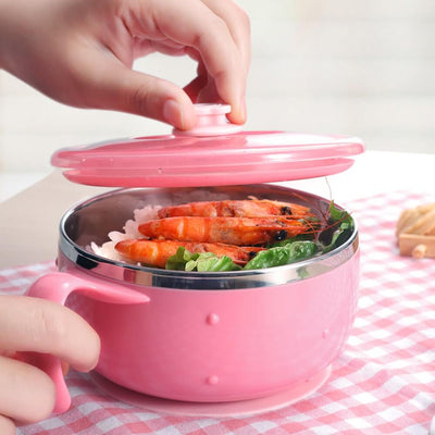 portable non-spill baby feeding bowl for outdoor feeding