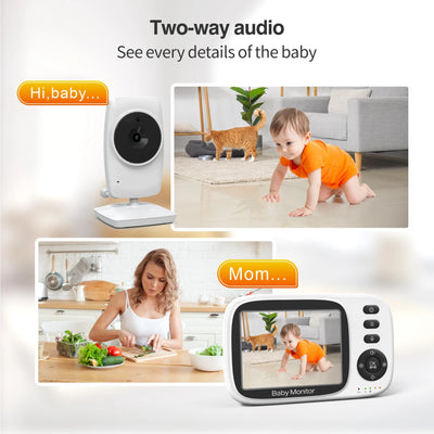Portable 2.4G Wireless Video Baby Monitor for home use