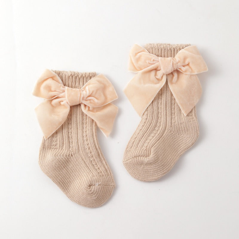 Baby Thick Needle Socks in autumn and winter plush design