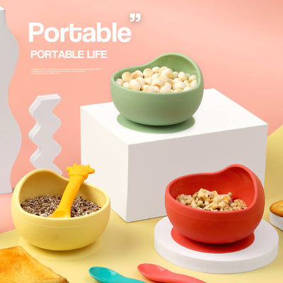 Packaging of Learning to Eat Bowl Set for toddlers