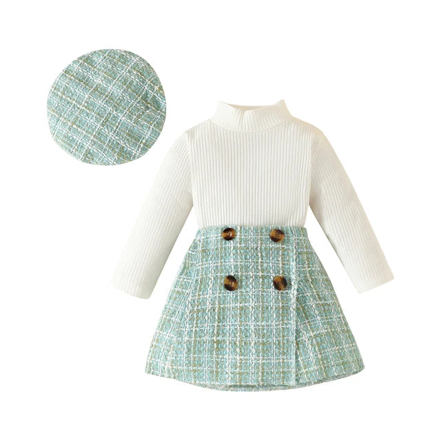 Adorable ma&baby 6M-3Y Toddler Infant Newborn Baby Girls Clothes Sets with knit top
