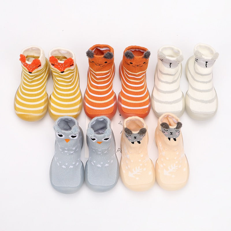 Baby Cartoon Walking Shoes gift-ready for toddlers and infants