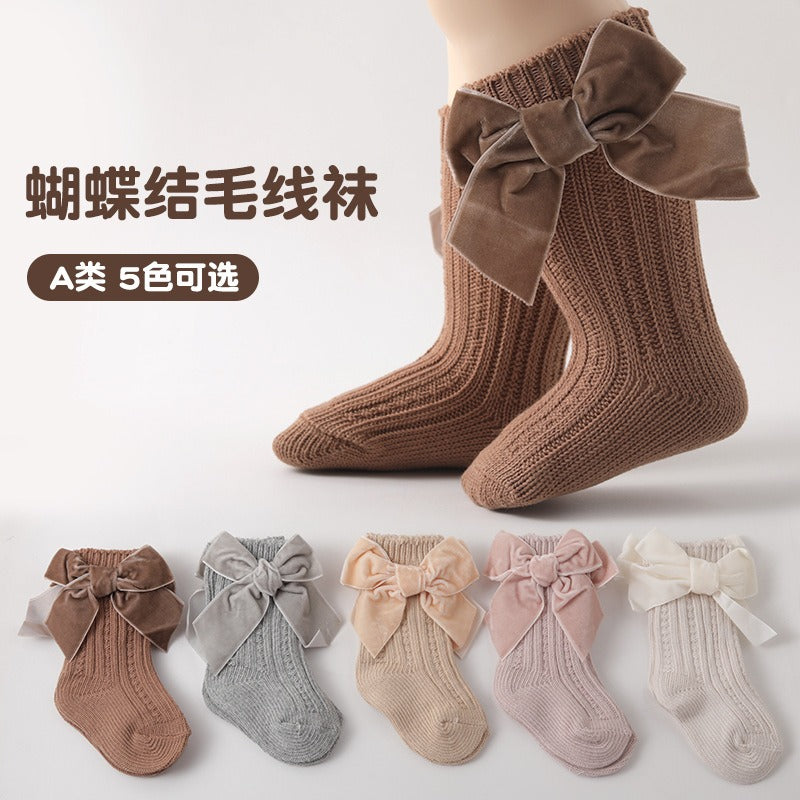 Baby Thick Needle Socks gift-ready for autumn and winter wear