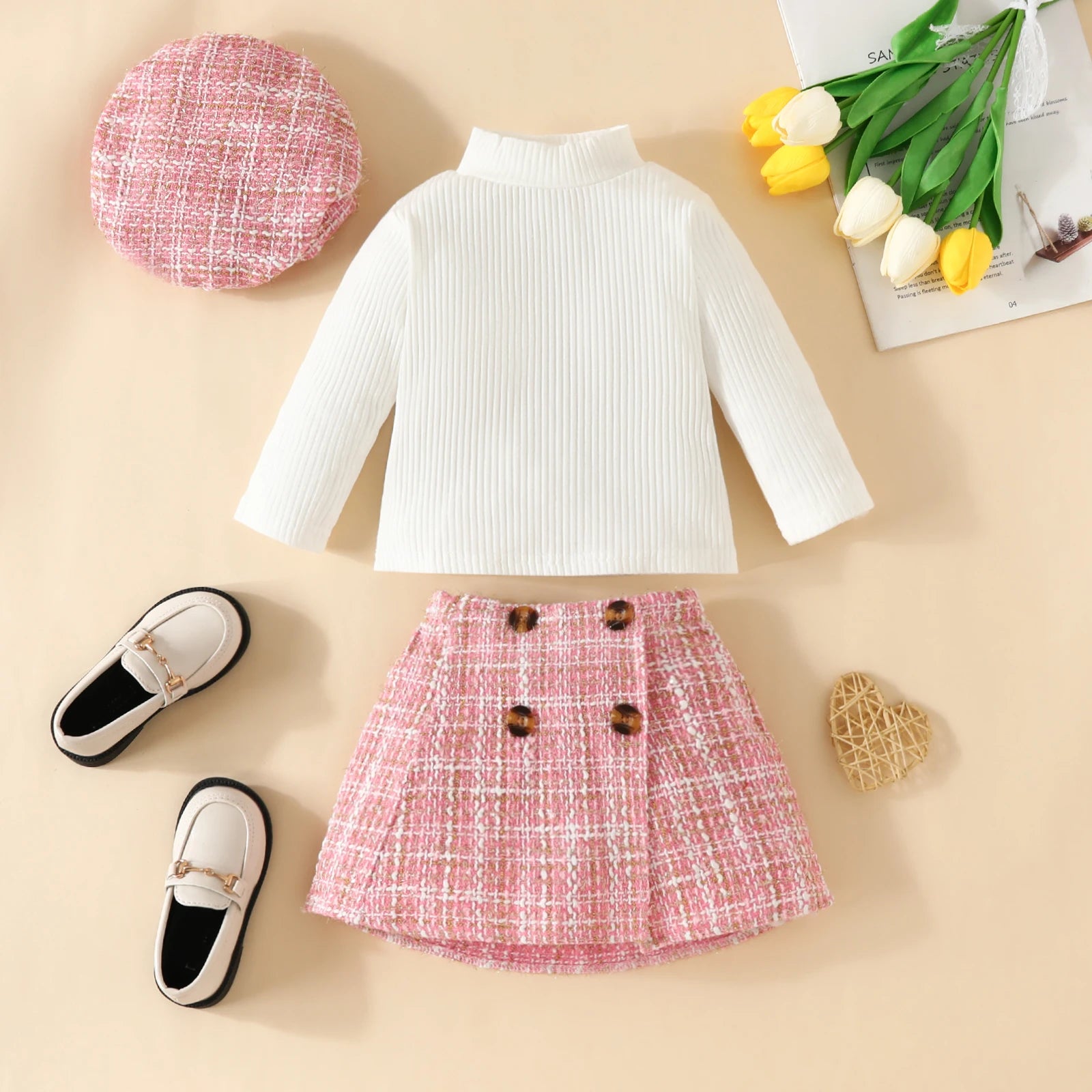 ma&baby 6M-3Y Toddler Infant Newborn Baby Girls Clothes Sets fall spring outfit set