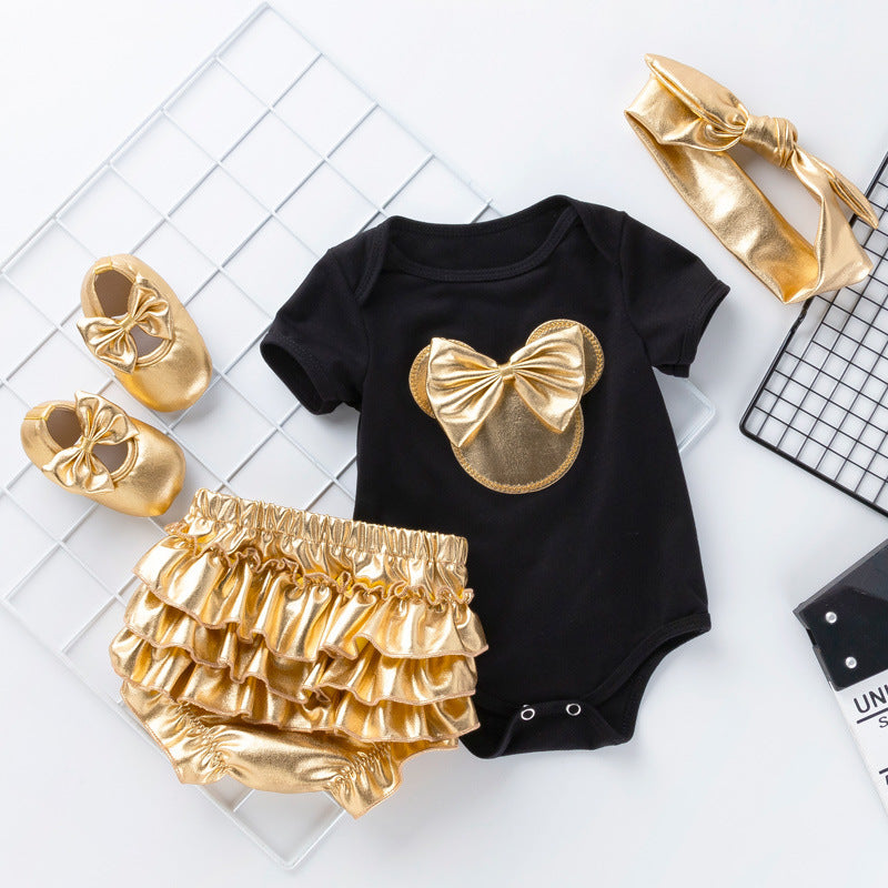 <img src="summer-romper2.jpg" alt="Lightweight cotton Summer Baby Romper Set perfect for hot weather">