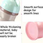 3 / 4 layers Bear Style Portable Baby Food Storage Box Essential Cereal Cartoon Infant Milk Powder Box Toddle Snacks Container