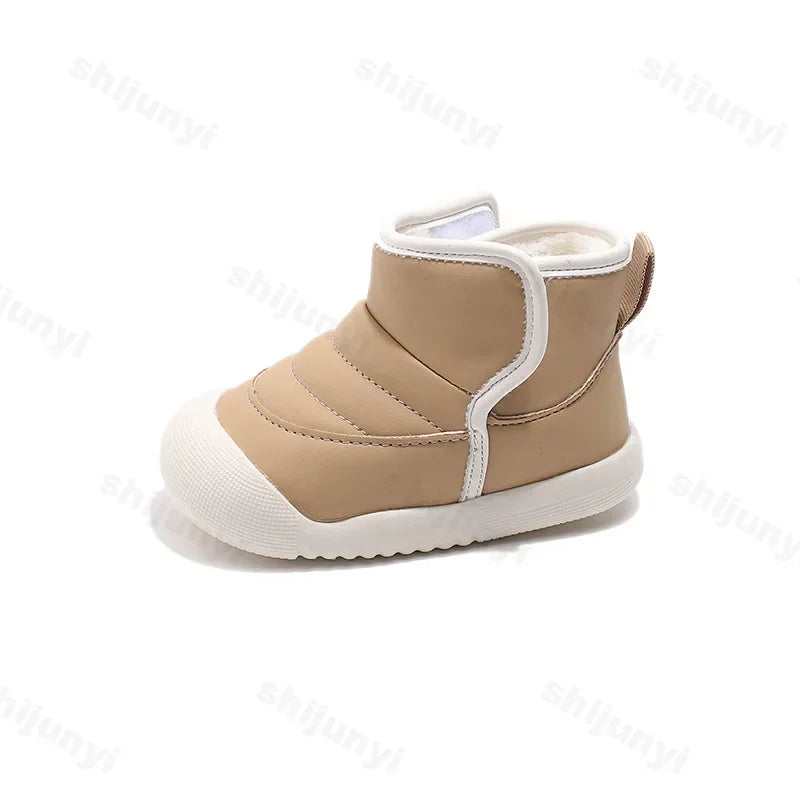 Cozy Autumn Winter Children Snow Boots Baby Girls Boys Soft Sole Non-slip Infant Toddler Shoes