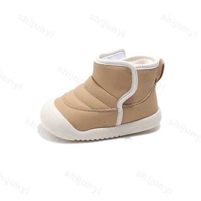 Cozy Autumn Winter Children Snow Boots Baby Girls Boys Soft Sole Non-slip Infant Toddler Shoes