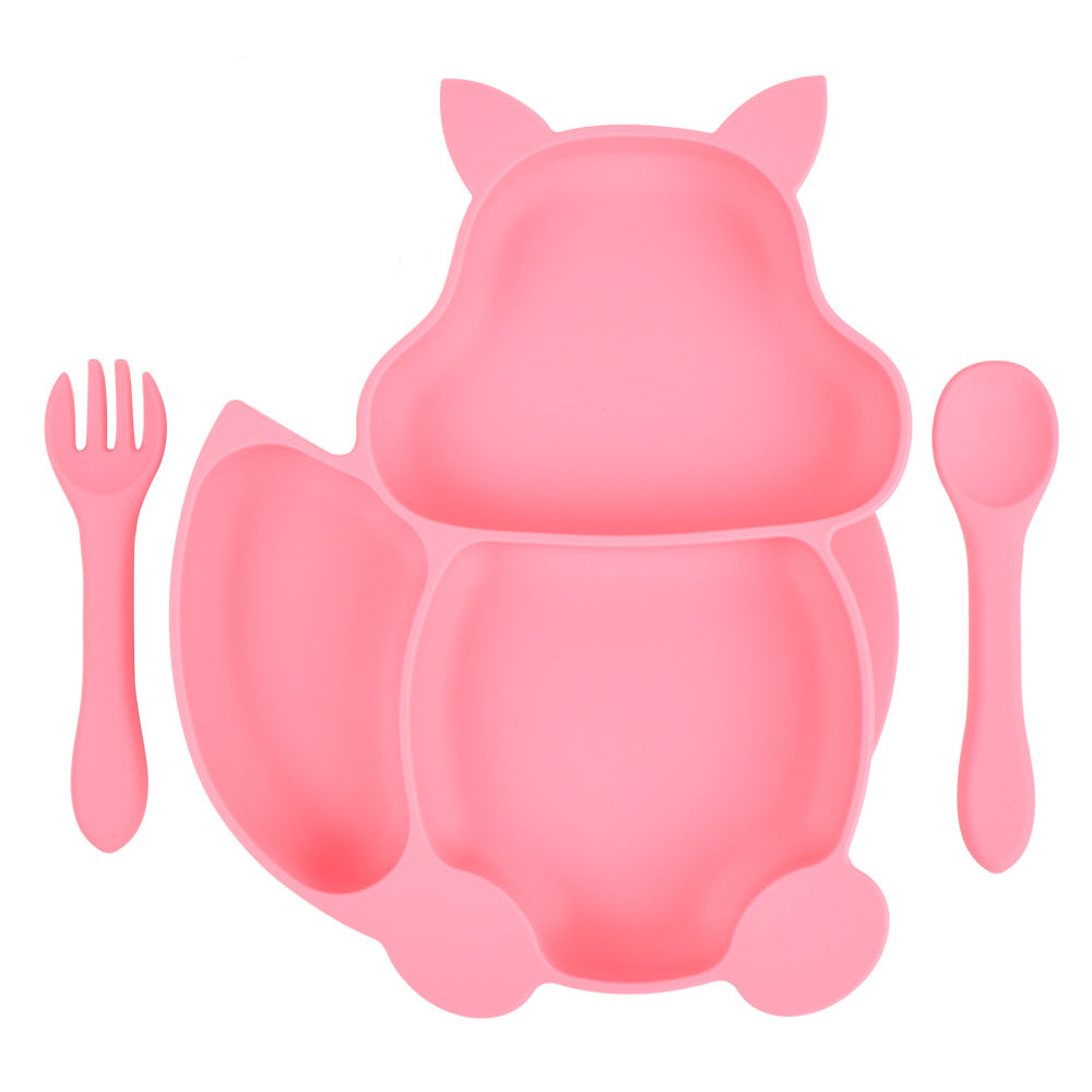 Colorful Children’s Silicone Dinner Plate for toddlers