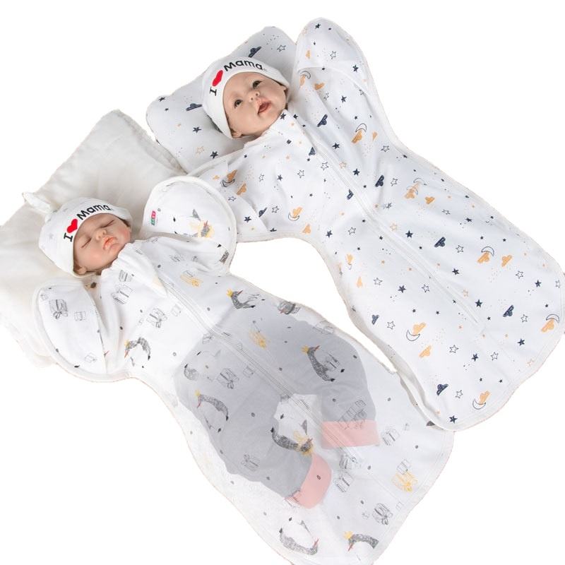 Baby Cotton Anti Kick Sleeping Bag used in baby stroller