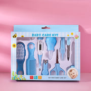 10Pcs/Set Baby Health Care Set Portable Newborn Baby Tool Kits Kids Grooming Kit Safety Cutter Nail Care Set for Baby Children