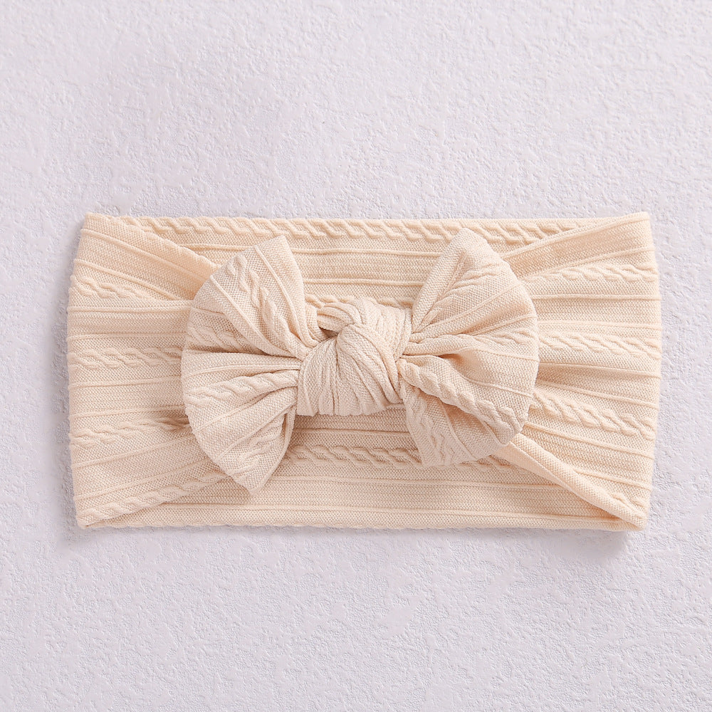 Soft and stretchy Elastic Nylon Baby Headband for comfort