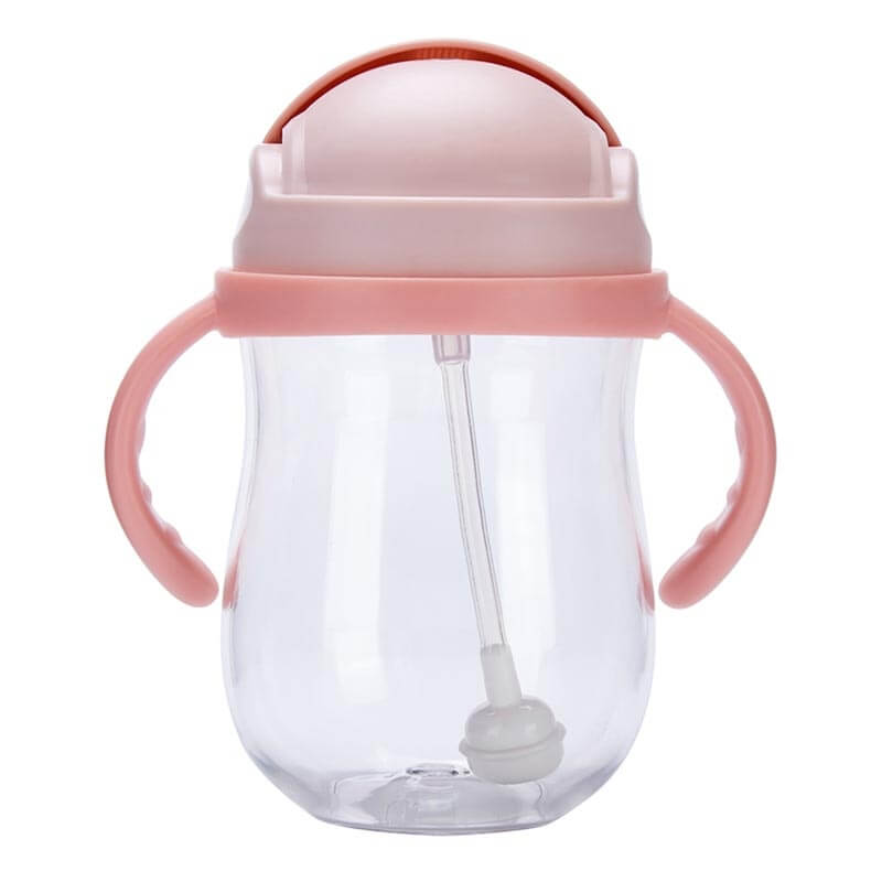 Newborn Silicon Feeding Kids Toddle Baby Drink Cups Water pink silicone sippy cup