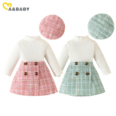 Soft fabric ma&baby 6M-3Y Toddler Infant Newborn Baby Girls Clothes Sets