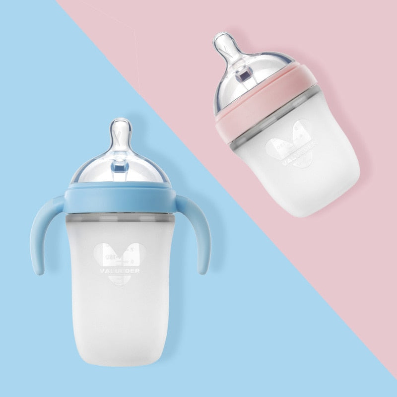 Alt: BPA-free Baby Silicone Feeding Bottle for toddlers