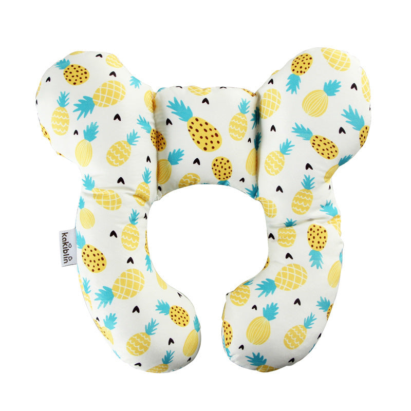 alt="Baby Head Protection U-Shaped Pillow Stroller for safe naps on the go"