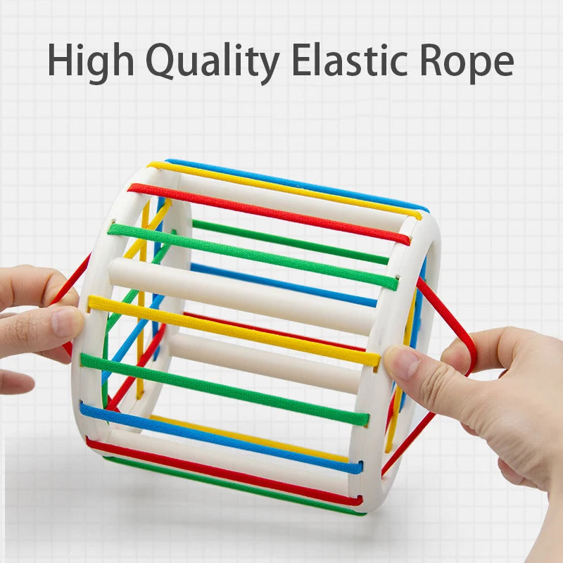 Baby Montessori Geometric Shape Blocks Toys with Shape Sorting Holes