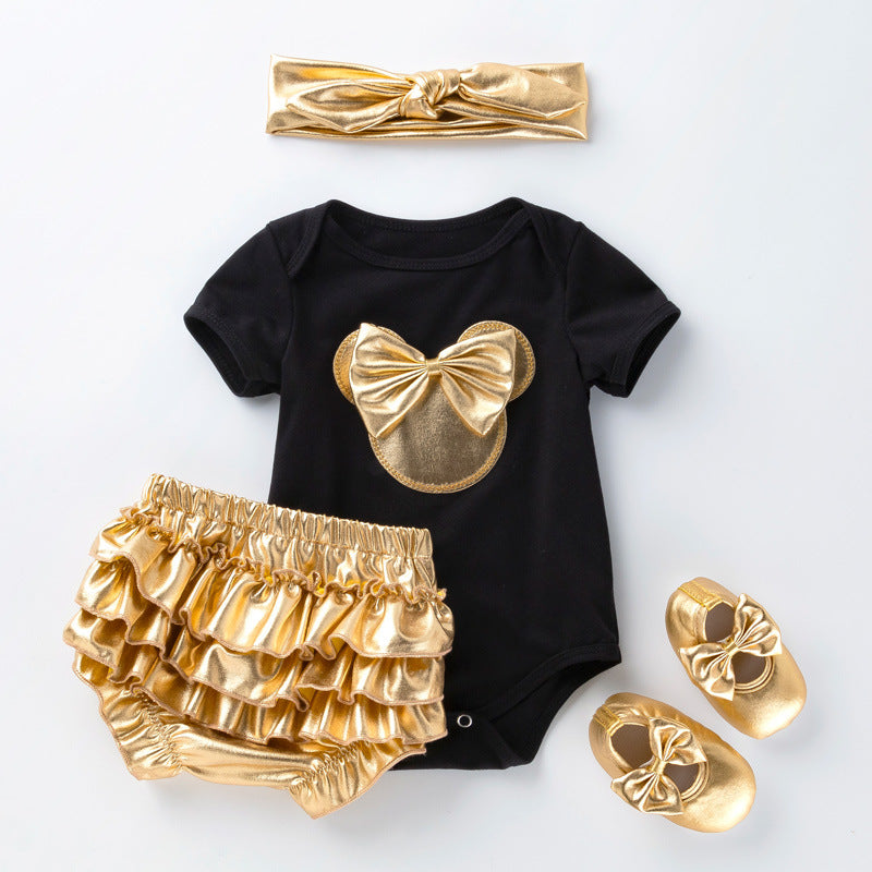 Lightweight Summer Baby Romper Set for newborns and toddlers