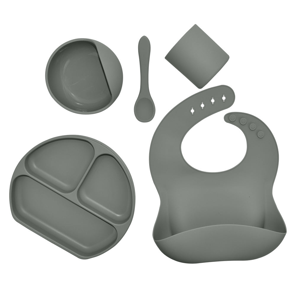 Baby Feeding Bowl and Spoon Set in Pink and Blue Colors
