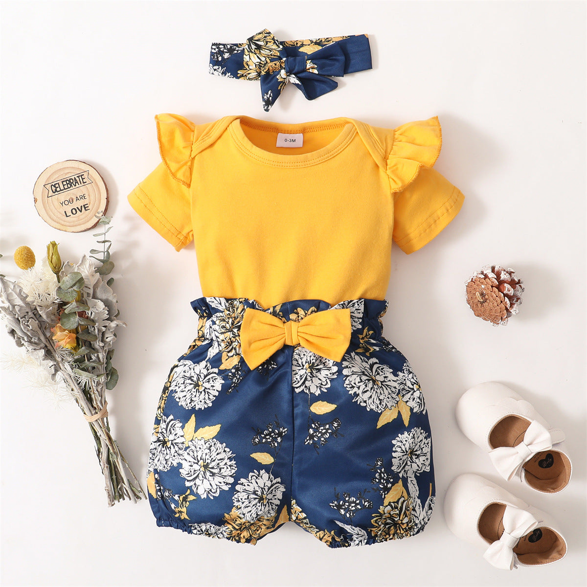 /ruffle-bodysuit-floral-shorts-headband-set