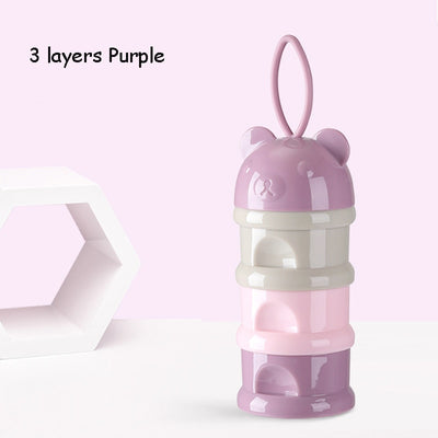 Set of Portable Milk Powder Box in cute bear design