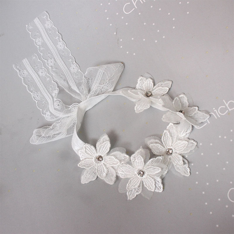 Elegant Baby Princess Hair Accessories with Soft Elastic Band