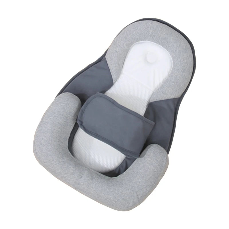 Close-up of Gentle & Effective Spit Up Prevention Cushion Ergonomic texture and stitching