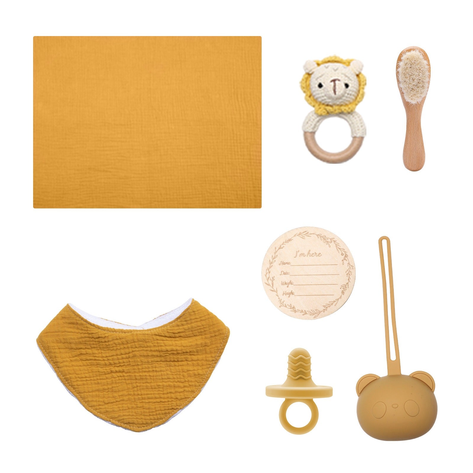 → Alt: Soft bath towel from Infant Bath and Care Set for newborns