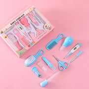 10Pcs/Set Baby Health Care Set Portable Newborn Baby Tool Kits Kids Grooming Kit Safety Cutter Nail Care Set for Baby Children