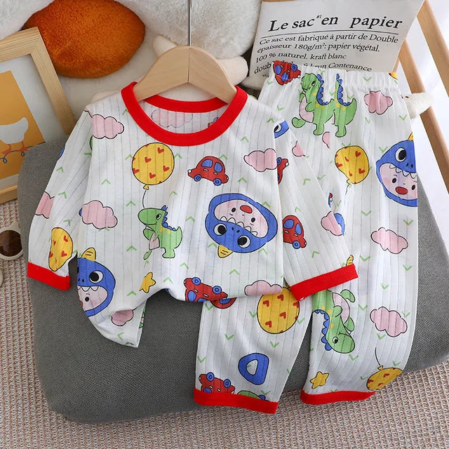 Breathable New Summer Children's Long-sleeved Trousers Home for boys and girls