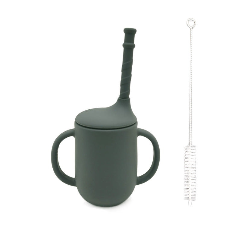 Side view of Silicone Baby Drink Cup for toddlers