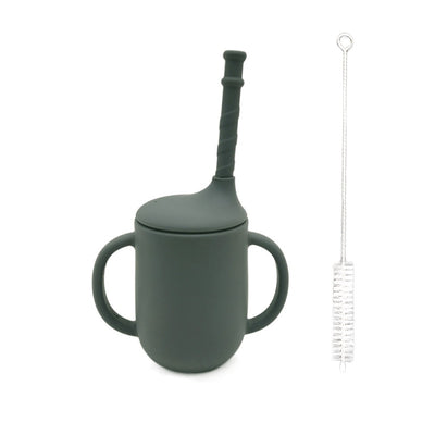 Side view of Silicone Baby Drink Cup for toddlers