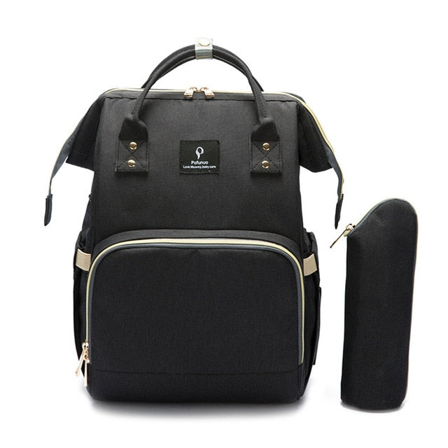 Waterproof USB Maternity Backpack pocket organization compartments