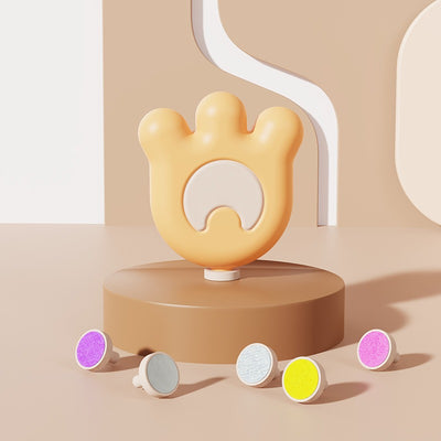 Baby electric nail grinder with multiple interchangeable heads