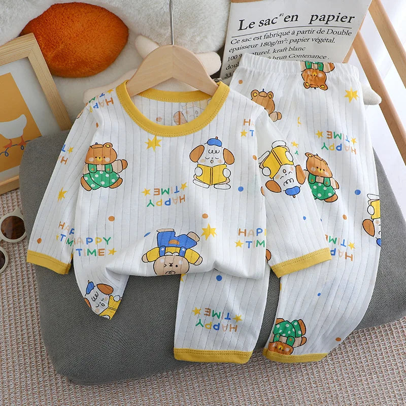 New Summer Children's Long-sleeved Trousers Home for boys and girls